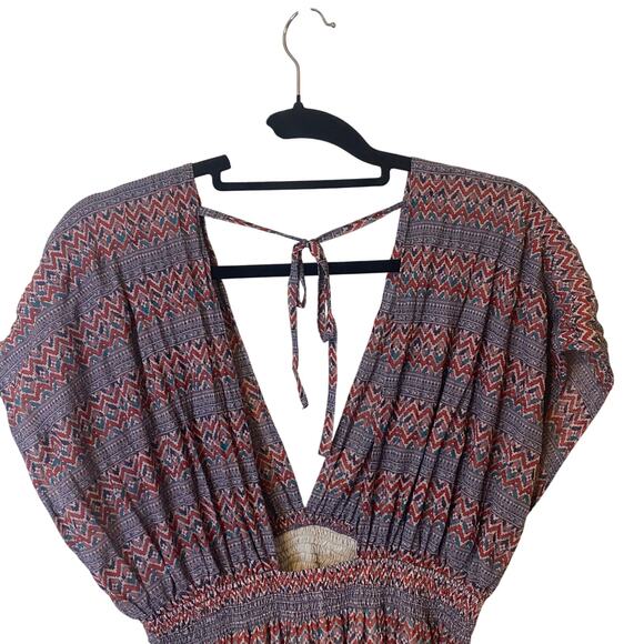 Aryn K Anthropologie Boho Maxi Dress Size Small - Picture 3 of 6